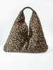 Victor & Hugo Paris Leder-Schultertasche "Abba" in Hellbraun - (B)55 x (H)55 x (T)1 cm