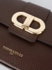 Victor & Hugo Paris Leder-Schultertasche "Rose" in Braun - (B)27 x (H)16 x (T)6 cm