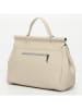 Victor & Hugo Paris Leder-Henkeltasche "Matti" in Creme - (B)33 x (H)25 x (T)14 cm