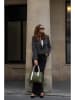 Victor & Hugo Paris Leder-Henkeltasche "Tuileries" in Khaki/ Creme - (B)31 x (H)23 x (T)11 cm