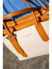 Victor & Hugo Paris Leren handtas "Tuileries" crème/camel - (B)31 x (H)23 x (D)11 cm