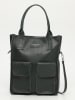 Victor & Hugo Paris Leder-Shopper "Noa" in Schwarz - (B)34 x (H)38 x (T)11 cm