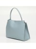 Victor & Hugo Paris Leder-Henkeltasche in Hellblau - (B)26 x (H)13 x (T)3 cm