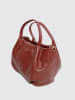 Victor & Hugo Paris Skórzana torebka "Allegra" w kolorze bordowym - 30 x 20 x 14 cm