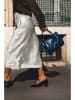 Victor & Hugo Paris Leren handtas "Allegra" donkerblauw - (B)30 x (H)20 x (D)14 cm