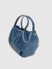 Victor & Hugo Paris Leren handtas "Allegra" donkerblauw - (B)30 x (H)20 x (D)14 cm