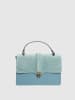 Victor & Hugo Paris Leder-Henkeltasche "Eric" in Türkis - (B)28 x (H)19 x (T)9 cm