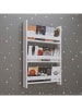 HanahHome Boekenkast "Artemis" wit - (B)60 x (H)120 x (D)10 cm