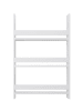 HanahHome Boekenkast "Artemis" wit - (B)60 x (H)120 x (D)10 cm