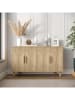 HanahHome Konsole "Roger" in Hellbraun - (B)120 x (H)73,6 x (T)29,6 cm