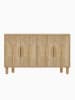 HanahHome Konsole "Roger" in Hellbraun - (B)120 x (H)73,6 x (T)29,6 cm