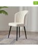HanahHome 2-delige set: eetkamerstoelen "Rubi" crème - (B)52 x (H)85 x (D)42 cm