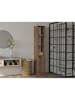 HanahHome Badezimmerschrank in Braun - (B)30 x (H)170 x (T)29,6 cm