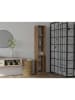 HanahHome Badezimmerschrank in Braun - (B)30 x (H)170 x (T)29,6 cm