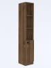 HanahHome Badezimmerschrank in Braun - (B)30 x (H)170 x (T)29,6 cm