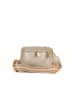 Anna Morellini Leder-Umhängetasche "Domenica" in Gold - (B)19 x (H)15 x (T)8 cm