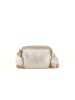 Anna Morellini Leder-Umhängetasche "Domenica" in Gold - (B)19 x (H)15 x (T)8 cm