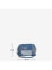 Mia Tomazzi Leren schoudertas "Zamagna" blauw - (B)21 x (H)14 x (D)8 cm
