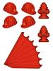 URSUS Dekorations-Set "Feuerwehr"