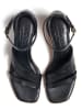 LLOYD Leren haksandalen zwart