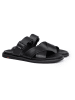 LLOYD Leren slippers "Eminet" zwart