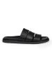 LLOYD Leren slippers "Emino" zwart