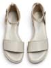 LLOYD Leder-Keilsandalen in Grau