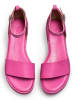 LLOYD Leder-Keilsandalen in Pink