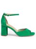 LLOYD Leren haksandalen groen