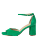 LLOYD Leren haksandalen groen