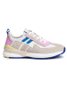 LLOYD Leren sneakers beige/blauw/lichtroze
