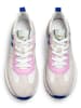 LLOYD Leren sneakers beige/blauw/lichtroze