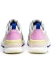 LLOYD Leren sneakers beige/blauw/lichtroze