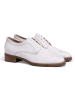 LLOYD Leren veterschoenen wit