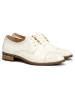 LLOYD Leren veterschoenen crème