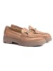 LLOYD Leder-Slipper in Hellbraun