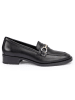 LLOYD Leder-Slipper in Schwarz