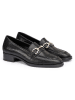 LLOYD Leder-Slipper in Schwarz