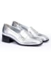 LLOYD Leder-Slipper in Silber