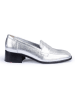 LLOYD Leder-Slipper in Silber