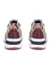 LLOYD Leder-Sneakers in Beige/ Bordeaux
