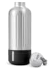 Black+Blum Isolierflasche "Explorer" in Silber/ Schwarz - 850 ml