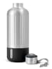Black+Blum Isolierflasche "Explorer" in Silber/ Schwarz - 850 ml