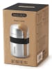 Black+Blum Kubek termiczny "Food Flask" w kolorze srebrno-czarnym na lunch - 400 ml