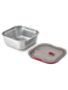 Black+Blum Lunchbox in Silber - (B)19,5 x (H)7,7 x (T)19 cm