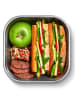 Black+Blum Pojemnik w kolorze srebrnym na lunch - 19,5 x 7,7 x 19 cm