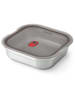 Black+Blum Lunchbox in Silber - (B)19,5 x (H)5,7 x (T)19,5 cm