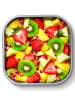 Black+Blum Lunchbox zilverkleurig - (B)19,5 x (H)5,7 x (D)19,5 cm