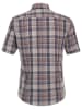 CASAMODA Hemd - Regular fit - in Dunkelblau/ Beige