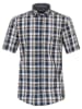 CASAMODA Hemd - Regular fit - in Blau/ Braun